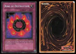 Ring of Destruction PGD-000 Secret Rare REVERSE FOIL ERROR Yu-Gi-Oh - Image 3