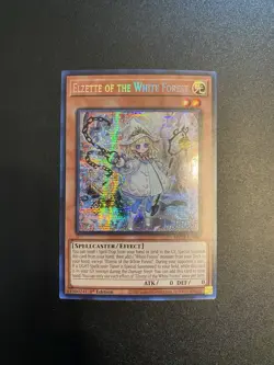Yu-Gi-Oh! Elzette of the White Forest Prismatic Secret Rare MP25-EN080 1st Ed NM - Image 1