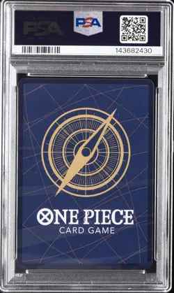 2025 ONE PIECE OP11 FIST OF DIVINE SPEED SPEED SPECIAL ALT ART SHIRAHOSHI PSA 10 - Image 2