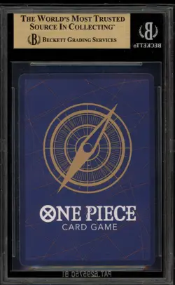 One Piece CCG Dracule Mihawk Azure Sea's Seven SP OP12-030 BGS 10 Pristine - Image 2