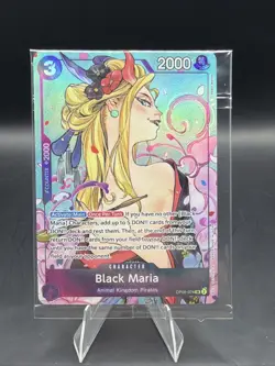 Black Maria (Illustration Box Vol.2) OP08-074 One Piece Promotion Sealed - Image 1
