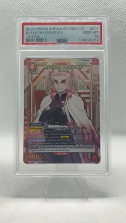 Union Arena Kyojuro Rengoku 1 Star Psa 10 English - Image 1