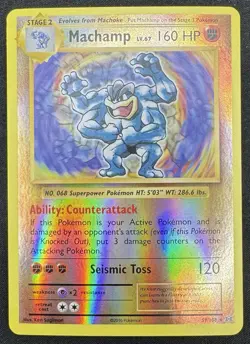 Pokemon Card Machamp 59/108 Evolutions Reverse Holo Rare - Image 1