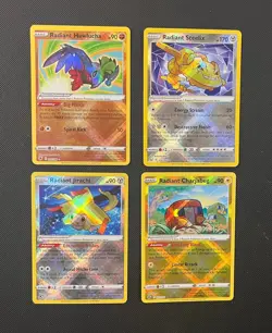 Lot of Pokemon TCG - (4) Radiant Rare Holo Cards - Image 1