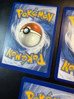 Pokemon TCG Sword and Shield Era 3 Card Lot Of Off Center Cards - Image 5