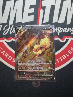 Flareon V SWSH179 Sword & Shield Black Star Promo Card Pokemon TCG - Image 1