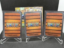 One Piece Carddass CCG Vintage - 6 Rare 36 Base Cards, Luffy Sanji Shanks Enel - Image 4