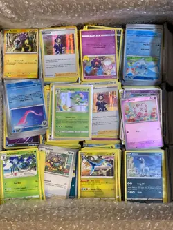 #4 POKEMON BULK LOT 21+ LBS POKEMON TCG CARDS OVER 1,500 RARES HOLO REV SEE PICS - Image 4