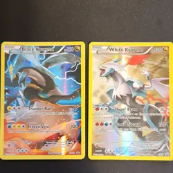 Pokemon XY 2016 Black Kyurem White Kyurem XY80 XY81 2 Card Lot - Image 1