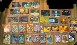 1999 Lot of 35 Topps POKEMON THE FIRST MOVIE: Mewtwo Strikes Back BASE SET CARDS - Image 1