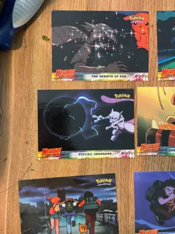 1999 Lot of 35 Topps POKEMON THE FIRST MOVIE: Mewtwo Strikes Back BASE SET CARDS - Image 2