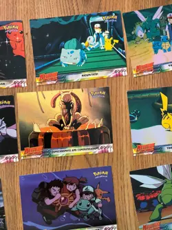 1999 Lot of 35 Topps POKEMON THE FIRST MOVIE: Mewtwo Strikes Back BASE SET CARDS - Image 3