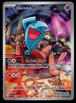 Team Rocket's Wobbuffet Promo SV: Scarlet & Violet Promo Cards 203 Pokemon - Image 1
