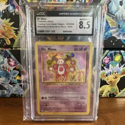 Pokemon TCG Classic Card #013/034 Mr Mime Holo Rare - Graded - CGC 8.5 - Image 1