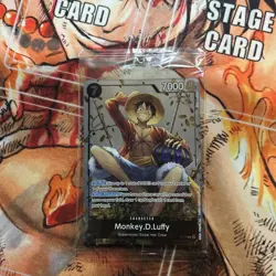 Monkey D. Luffy (Tin Pack Set Vol 2) P-075 One Piece Promotion Cards Foil SEALED - Image 1