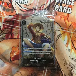 Monkey D. Luffy (Tin Pack Set Vol 2) P-075 One Piece Promotion Cards Foil SEALED - Image 3