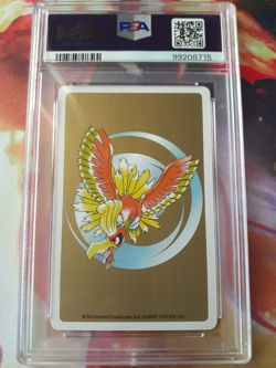 Pokemon Gold Ho-oh Back Espeon 5 of Hearts Poker Deck Playing Card PSA 10 POP 16 - Image 2