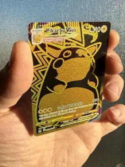 Pokemon TCG Pikachu VMAX Gold Card TG29/TG30 Factory Crimp Error Pack Pulled - Image 2