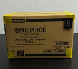 One Piece Card Game THE BEST PRB-01 Case Japanese New Sealed - Image 1
