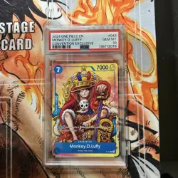 Monkey.D.Luffy (Convention Promo 2024) - One Piece Promotion Cards (OP-PR) PSA10 - Image 1