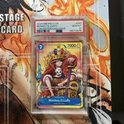 Monkey.D.Luffy (Convention Promo 2024) - One Piece Promotion Cards (OP-PR) PSA10 - Image 2