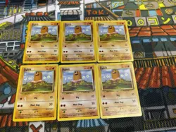 DIGLETT - 47/102 - Base Set - Pokemon Card (x6) - Common - Set Of 6 💎🔥 - Image 2
