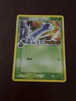 Pokemon Card - Dratini EX Dragon Frontiers 46/101 Reverse Holo Stamped 2006 - Image 1