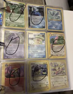 Nintendo Pokemon TCG Mixed Card Lot Pinsir Muk Metapod Standard Size - Image 2