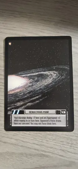 Star Wars CCG Rendezvous Point LS Special Edition R Card Decipher BB - Image 1