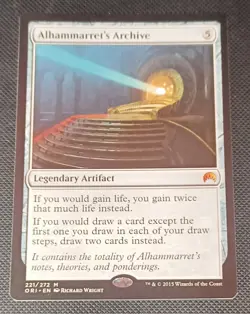 MTG Magic the Gathering Alhammarret's Archive 221/272 NM Mythic - Image 1