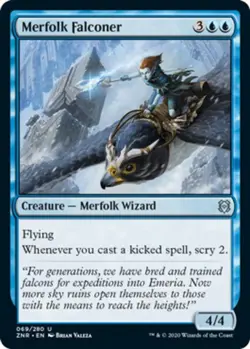 x1 Merfolk Falconer - Zendikar Rising - NM - MTG - Image 1