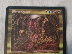 Mtg 🔥🔥 Sliver Queen 🔥🔥 Stronghold DAMAGED🌟 VINTAGE Magic The Gathering - Image 3