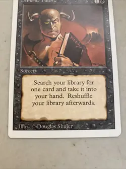 Demonic Tutor Revised Edition Regular - Image 3