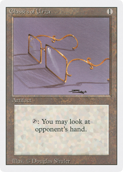Glasses of Urza (HP) Revised Edition 3ED Magic MTG - Image 1