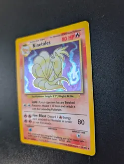 Ninetales 12/102 LP Holo Rare Unlimited Edition Base Set Pokemon Card 1999 WOTC - Image 4