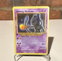 Pokemon Shining Mewtwo Neo Destiny Secret Rare 1st Edition Holo 109/105 70HP - Image 1