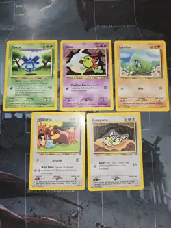 Neo Discovery 5 Card Lot Pokemon Cards English Regular - Image 1
