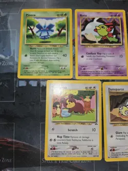 Neo Discovery 5 Card Lot Pokemon Cards English Regular - Image 2