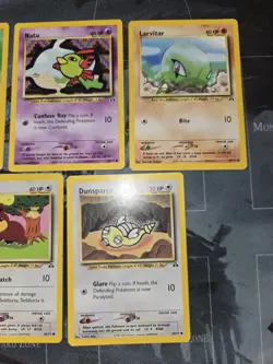 Neo Discovery 5 Card Lot Pokemon Cards English Regular - Image 3