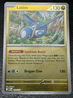 Latios 101/132 - Reverse Holo - Pokemon TCG: Mega Evolution - NM - Image 1