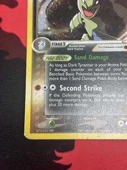Pokemon Dark Tyranitar Holo 20/109 EX Team Rocket Returns - Image 5