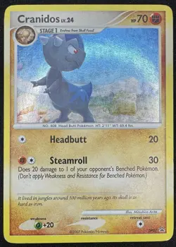 Cranidos Pokemon TCG Black Star Holo Promo Card #DP07 HP - Image 1