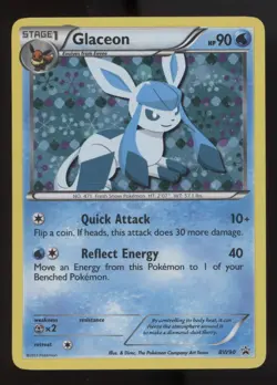 2011 Pokemon BW Black Star Promos Glaceon #BW90 - Image 1