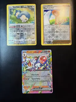 Pokemon TCG SWSH era and Ascended Heroes 3 Card Lot Of Off Center Cards - Image 1