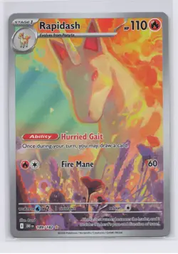 Rapidash 189/182 Sv10: Destined Rivals Holo Pokemon TCG NM - Image 1