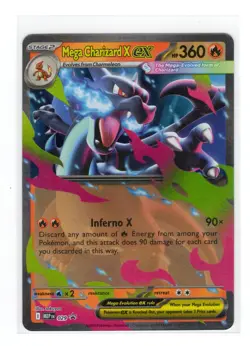 Mega Charizard X Ex Pokemon MEP 029 Black Star Promo - Image 1