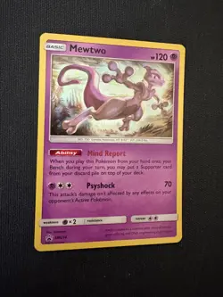 Pokemon - Mewtwo SM214 Sun and Moon Promo Holo - LP - Image 2