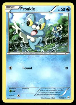 Pokemon Cards Froakie 46/162 BREAKthrough XY Common NM - Image 1
