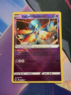 Radiant Gardevoir 069/196 Lost Origin Ultra Rare Holo Pokemon TCG Near Mint/Mint - Image 1