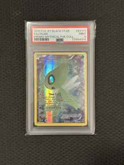 2016 Pokemon XY Black Star Promo Celebi XY111 PSA 9 - Image 1